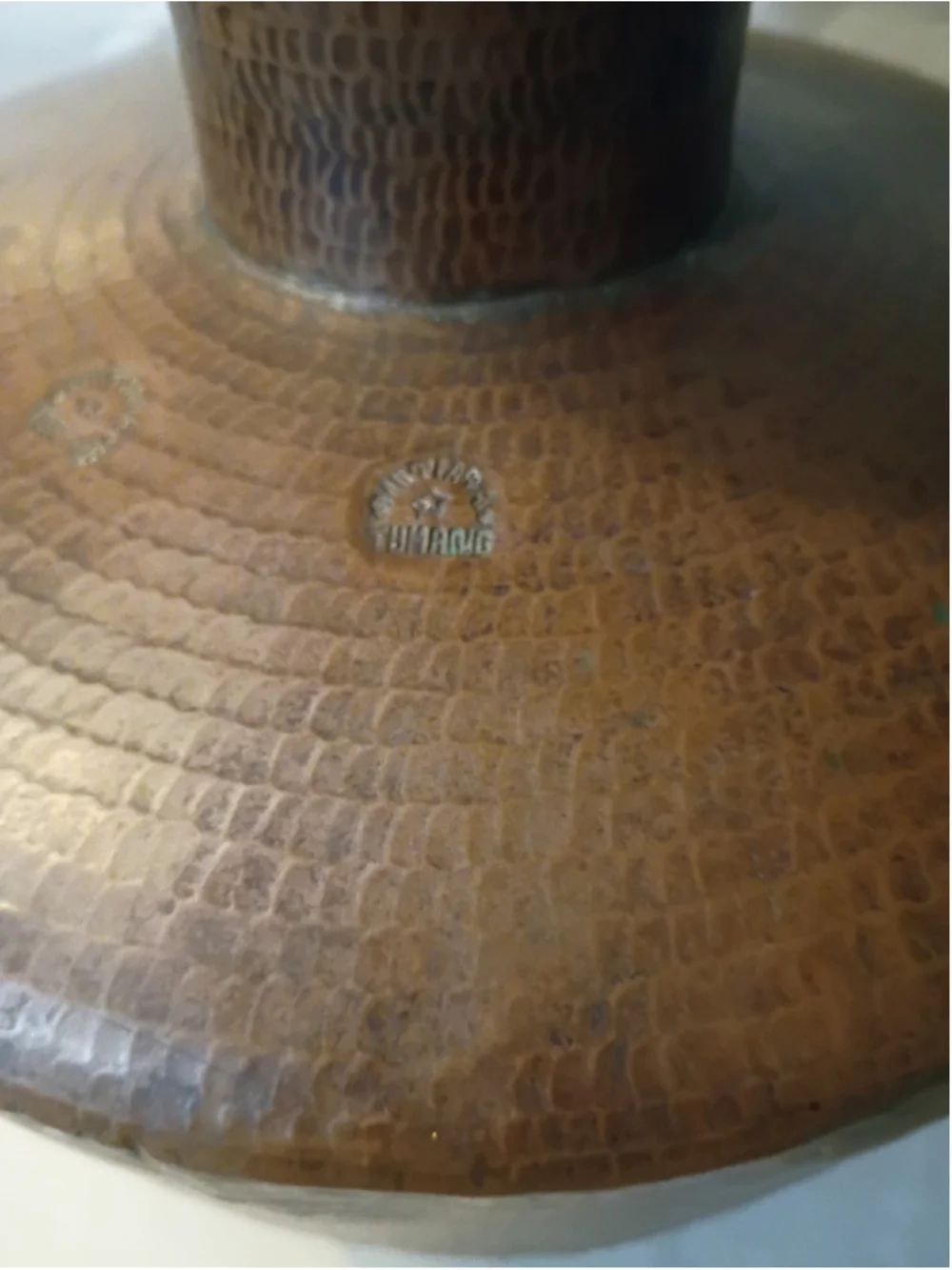 VTG Sumatra-Artisan Hand Hammered Copper Water Jar 12